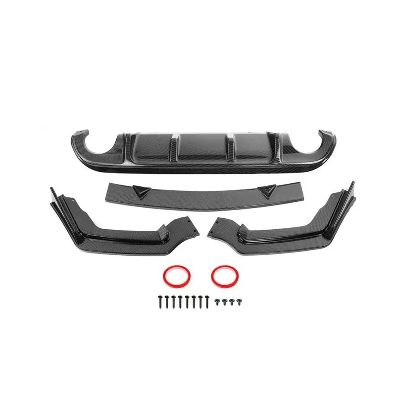 Frontspoiler Lippe Spoilerlippe Frontspoiler Für Infiniti Q50 Sport Version 2014 2015 2016 2017 Carbon Schwarz Stoßstange Schutz Abdeckung Frontschürze Lip Spoiler Hinten Stoßstange Diffusor von WALEQW