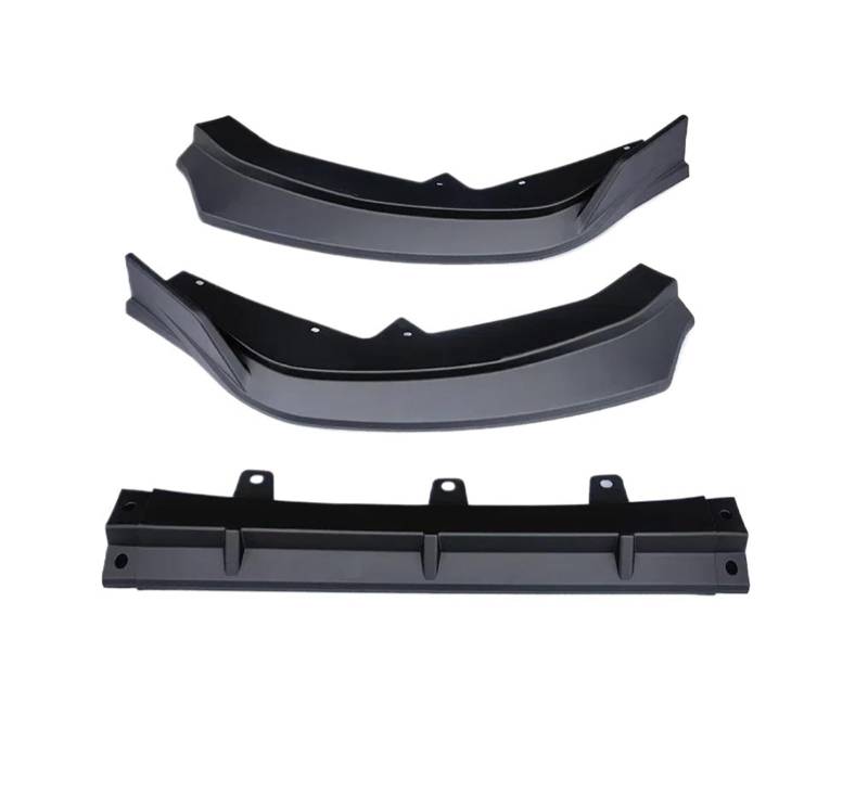 Frontspoiler Lippe Spoilerlippe Frontspoiler Für Nissan Für Sentra Für Sylphy 2023 2024 Seite Spoiler Splitter Körper Kit Diffusor Protector Schutz Frontschürze Lip Auto Zubehör(Matt-schwarz) von WALEQW