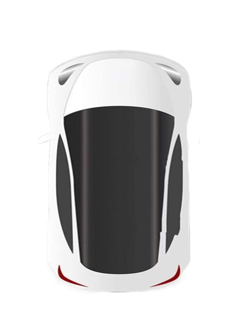 Für Tesla Für Modell X Auto Glas Dach Sonnenschirm Vorne Hinten Schiebedach Windschutzscheibe Klappe Tür Dachfenster Rollo Schatten Schutz Sonnenblenden Autofenster Sonnenschutz(6pcs Set) von WALEQW