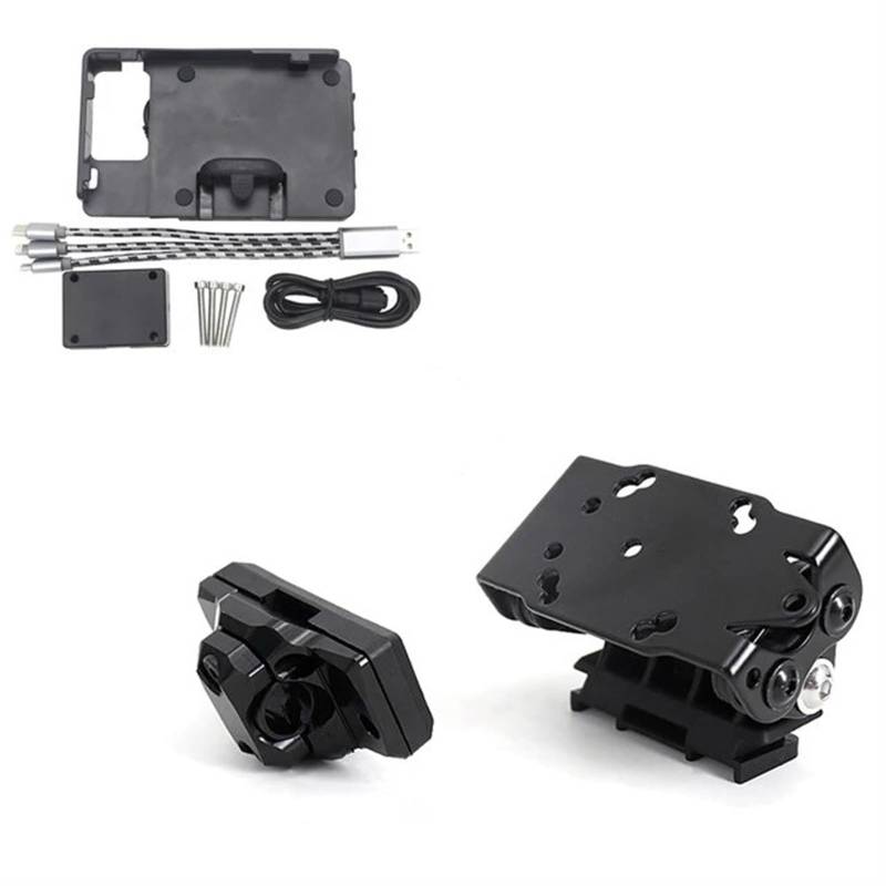 GPS Handyhalterung Für NX400 NX 400 NX500 Nx 500 2024 Motorrad Telefon Halter Halterung GPS Navigation Halterung Montage 13/16mm Stange Navigationsplattenhalterung(Set) von WALEQW