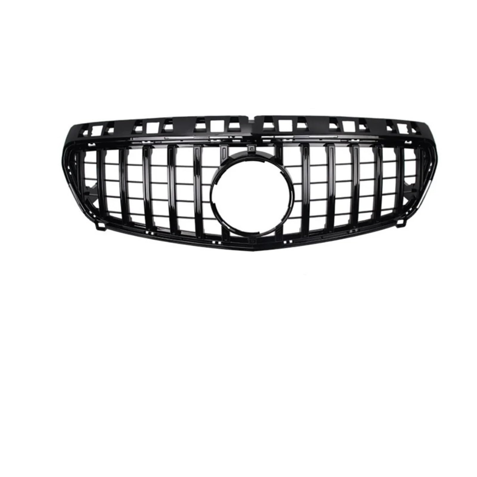 Kühlergrill Grill Für Für A-Klasse Für W176 2013-2015 Für A180 Für A200 Für A220 Für A250 Für A260 Für A45 Frontgrill Racing Grill Mesh Tuning Zubehör Nieren Kühlergrill(Schwarz) von WALEQW