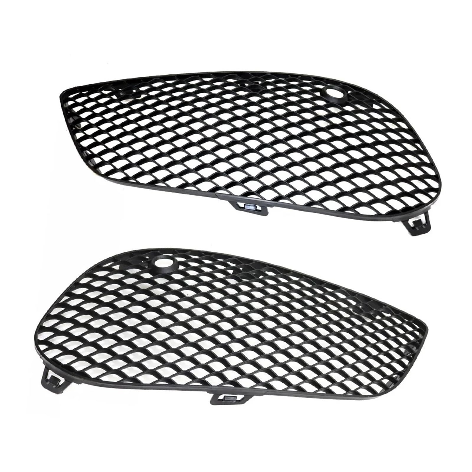 Kühlergrill Grill Glänzend Schwarzer Nebelscheinwerferrahmen Vorne Links Rechts Passend Für Für Benz Für C300 Für C400 Für C43 Für AMG Für C450 2015–2018 Nieren Kühlergrill von WALEQW