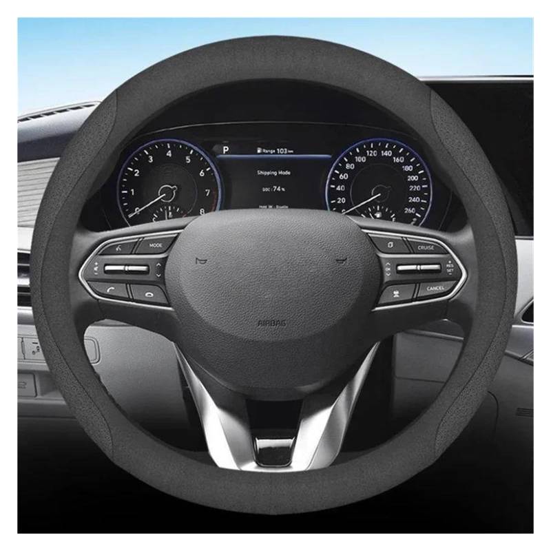 Lenkradbezug Auto Für Hyundai Für Santa Für Fe 2010 2011 2012 2013 2014-2018 - 2020-2024 rutschfeste Autozubehör Leder Auto Lenkradbezug Autozubehör Innenraum(J) von WALEQW