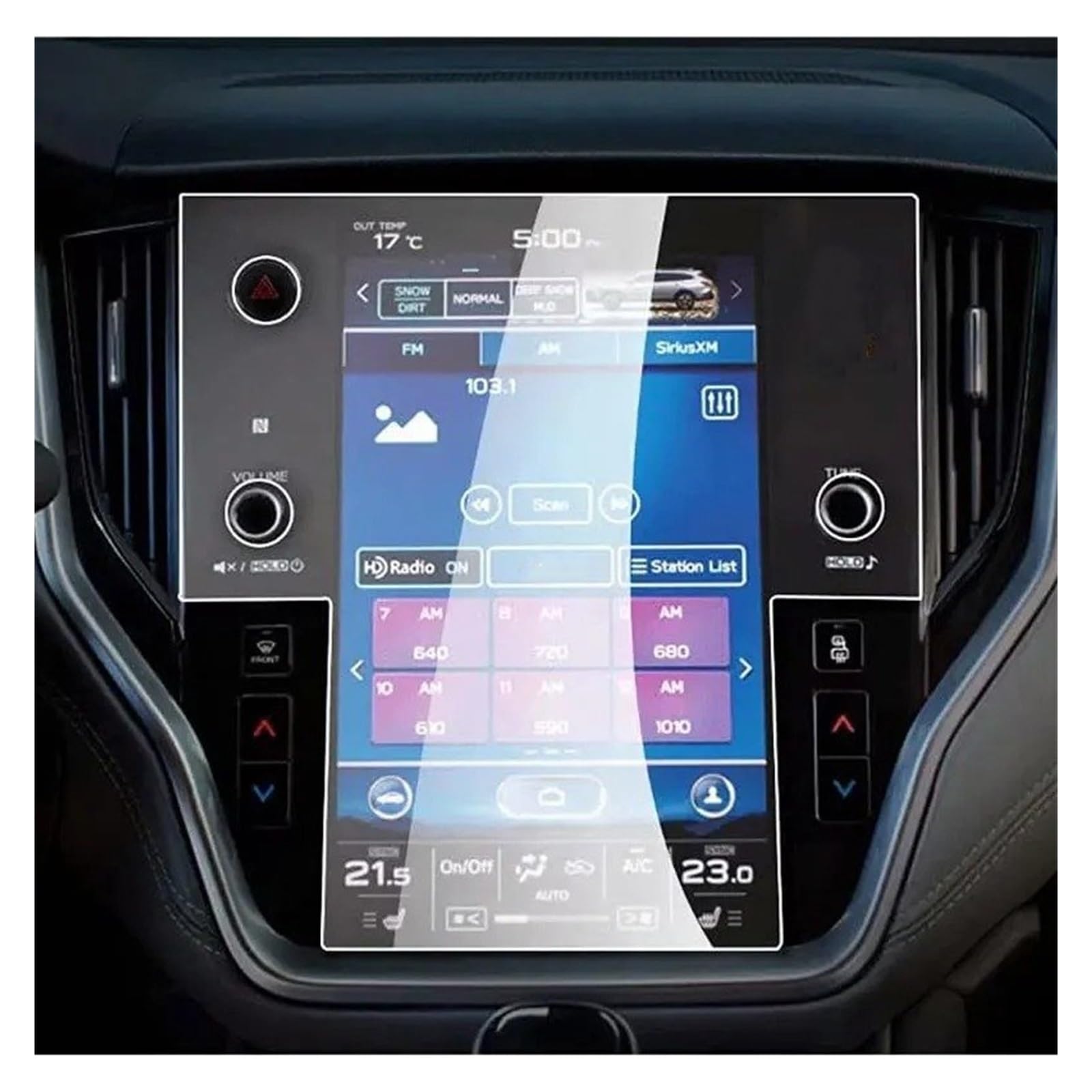 Navigation Schutzfolie 11,6 IN Gehärtetes Glas Auto Navigation Center Control Screen Protector Für Subaru Für Outback Für Legacy Für Starlink 2020 2021 2022 GPS Displayschutzfolie von WALEQW