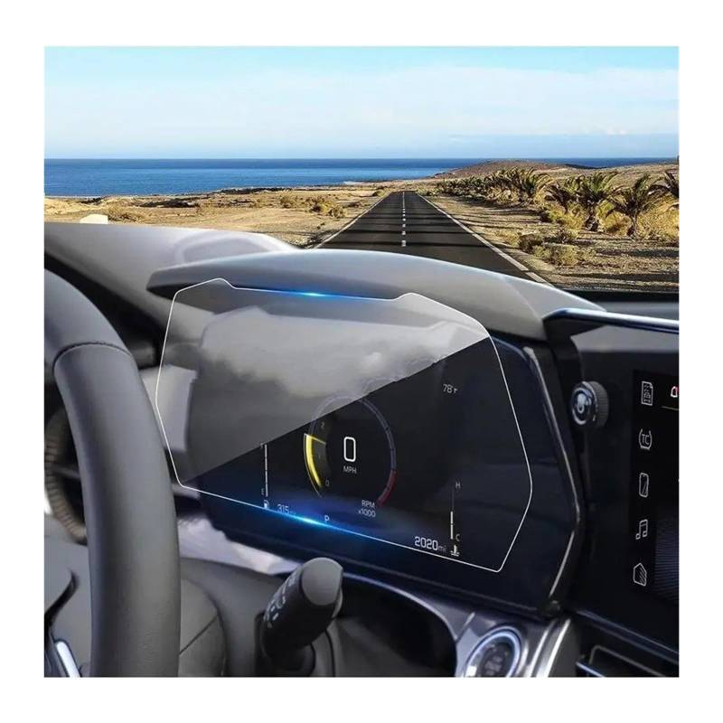 Navigation Schutzfolie 11 Zoll Auto Infotainment Radio GPS Navigation Gehärtetem Glas Screen Protector Film Für Chevrolet Für Trax LT/2RS/für ACTIV 2024 GPS Displayschutzfolie(for Instrument) von WALEQW