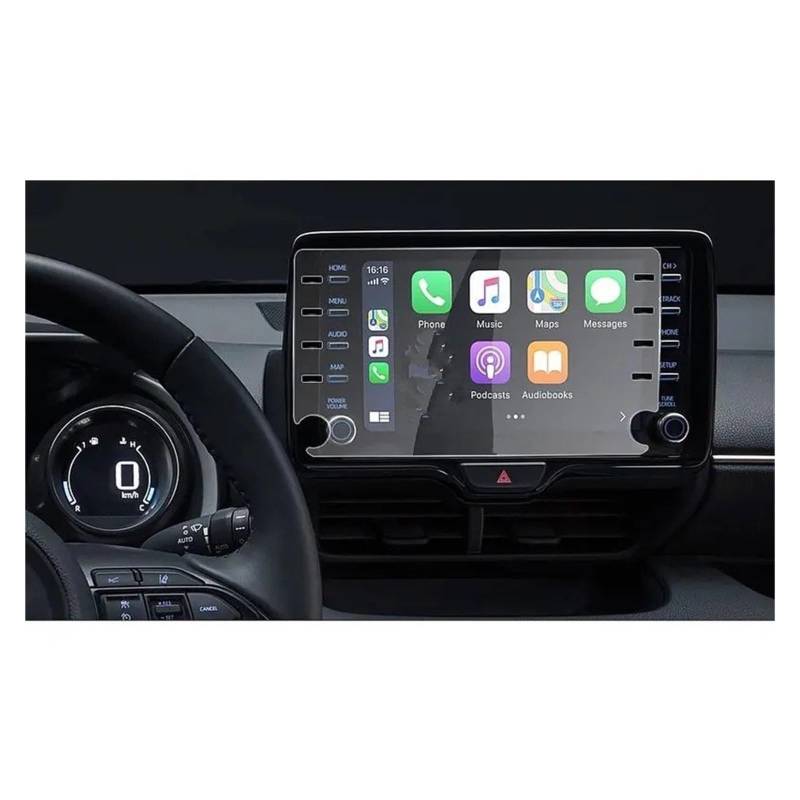 Navigation Schutzfolie Auto Navigation Touch Center Screen Protector Für Yaris Für Kreuz 2020 8'' Innen Zubehör Gehärtetem Glas Film GPS Displayschutzfolie von WALEQW