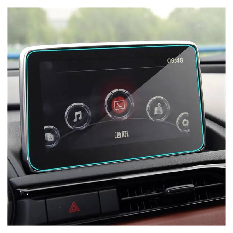 Navigation Schutzfolie Für Mazda Für CX-3 CX-4 Für MX-5 2015 2016 2017 2018 2019 Auto Gehärtetes Glas Display-schutzfolie Aufkleber GPS Multimedia LCD Schutz GPS Displayschutzfolie von WALEQW