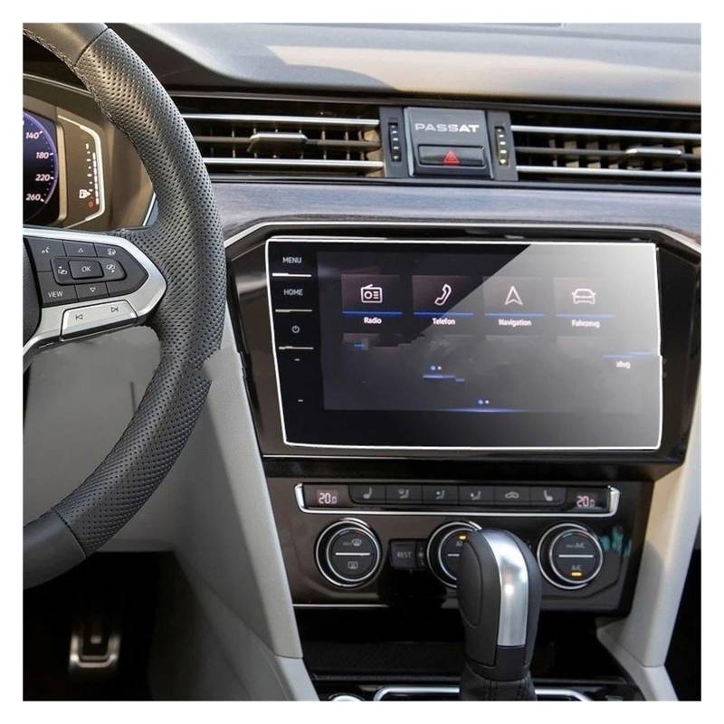 Navigation Schutzfolie Für Passat B8 9,2 Zoll 2018 2019 2020 Auto Navigation Display Bildschirm Auto Innen Schützen Gehärtetem Glas Schutz GPS Displayschutzfolie von WALEQW