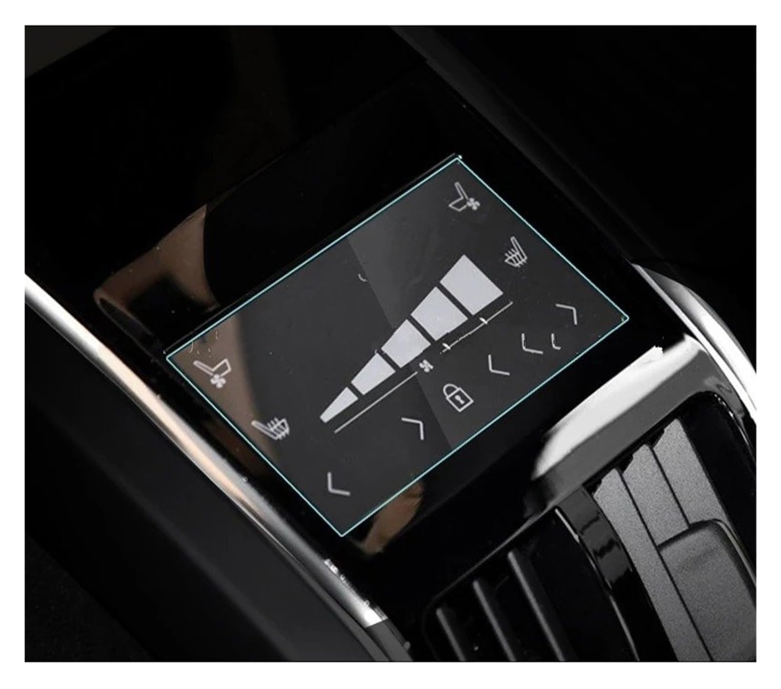 Navigation Schutzfolie Gehärtete Galss Film Für Volvo XC40 Für XC60 Für XC90 Für V90 Für V60 2016-2021 Auto GPS Navigation Bildschirm Film Hinten Klima A/C Bildschirm GPS Displayschutzfolie(For Rear C von WALEQW