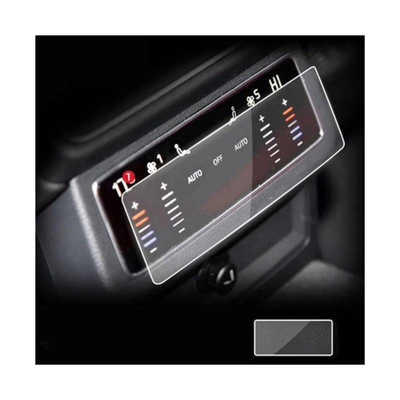 Navigation Schutzfolie Gehärtetem Glas Film Für A6 Für A7 2019 2020 Auto GPS Navigation Screen Protector Auto Innen Bildschirm Schützen Zubehör GPS Displayschutzfolie(Air Conditioner) von WALEQW