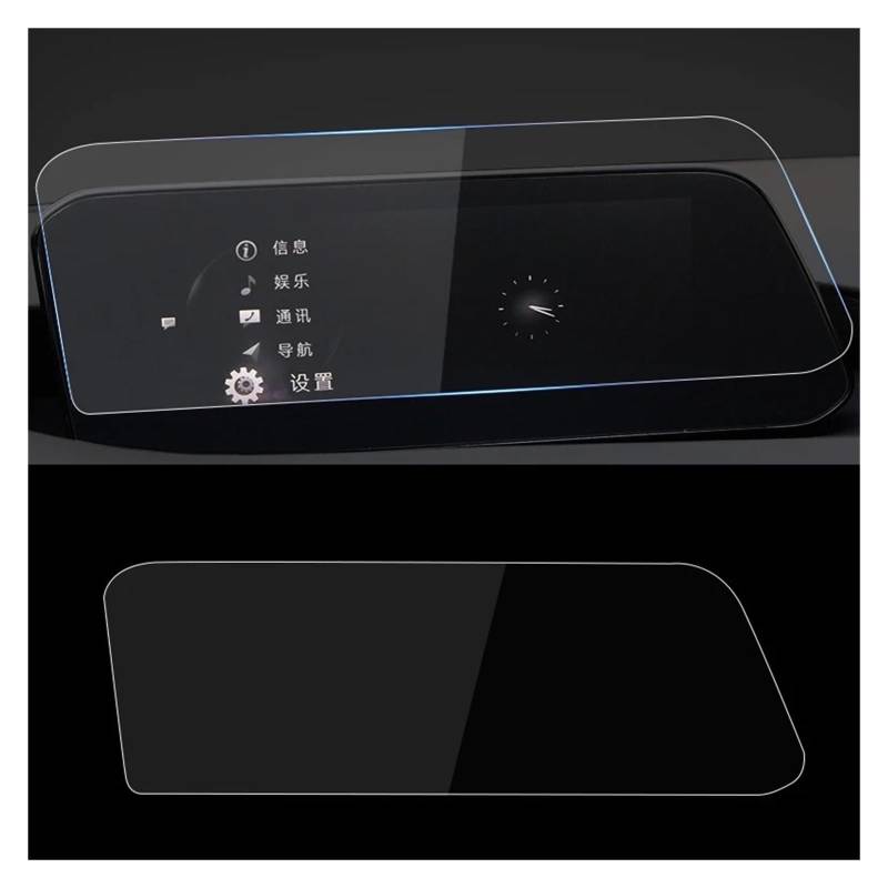 Navigation Schutzfolie Gehärtetes Glas Auto Navigation Schutz Film Dashboard Monitor Bildschirm Aufkleber Für Mazda 3 BP Für CX-30 CX30 2019-2022 2023 2024 LHD GPS Displayschutzfolie(Navigation Film H von WALEQW