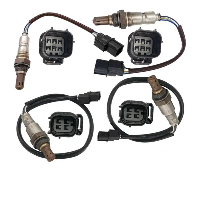 Regelsonde 4X Sauerstoff O2 Sensor 1 2 Für Ridgeline Für Pilot 3,5 L 2009 2010 2011 Für Acura Für ZDX Für MDX 3,7 L 2012V6 Upstream Downstream 5 Drähte Lambdasonden von WALEQW