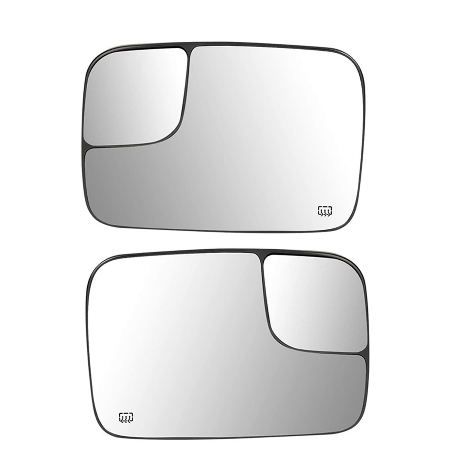 Rückfahrglas Auto Rückspiegel Beheizte Spiegel Glas Für Dodge Für Ram 1500 2500 3500 SRT-10 Für SXT TRX4 Für Sport Für SLT ST Für Laramie(Left Right) von WALEQW