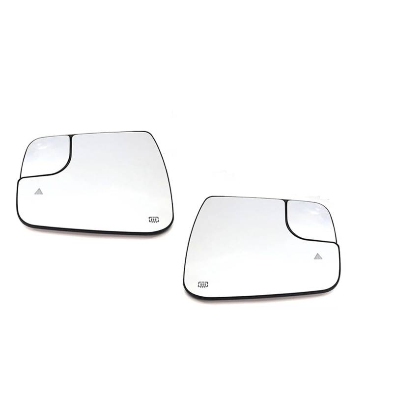 Rückfahrglas Für Dodge Für Ram 1500 2500 Tür Flügel Rückspiegel Erhitzt Glas Blinden Fleck Auto Seite Spiegel Glas 68402095AA 68402094AA 2019-2022(Left Right) von WALEQW