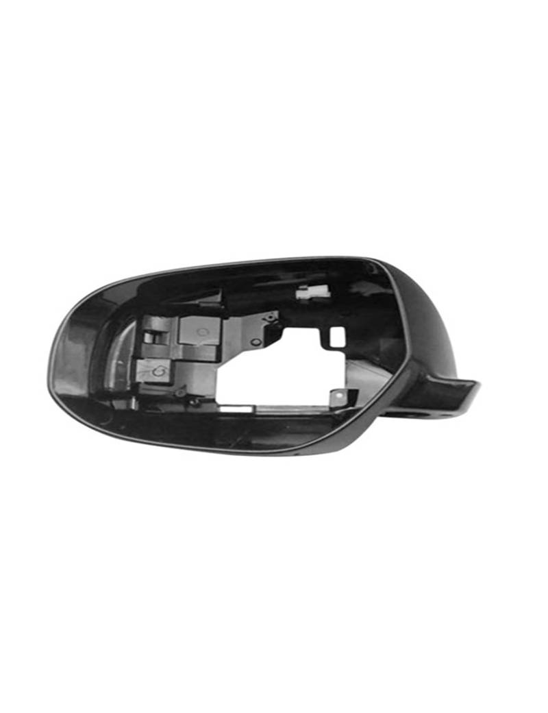 Rückfahrglas Seite Spiegel Rahmen Halter Für Mitsubishi Für Outlander 2013 2014 2015 2016-2018 Glänzend Schwarz Flügel Gehäuse Glas Umgeben Trim Ersetzen(Left Side LH) von WALEQW