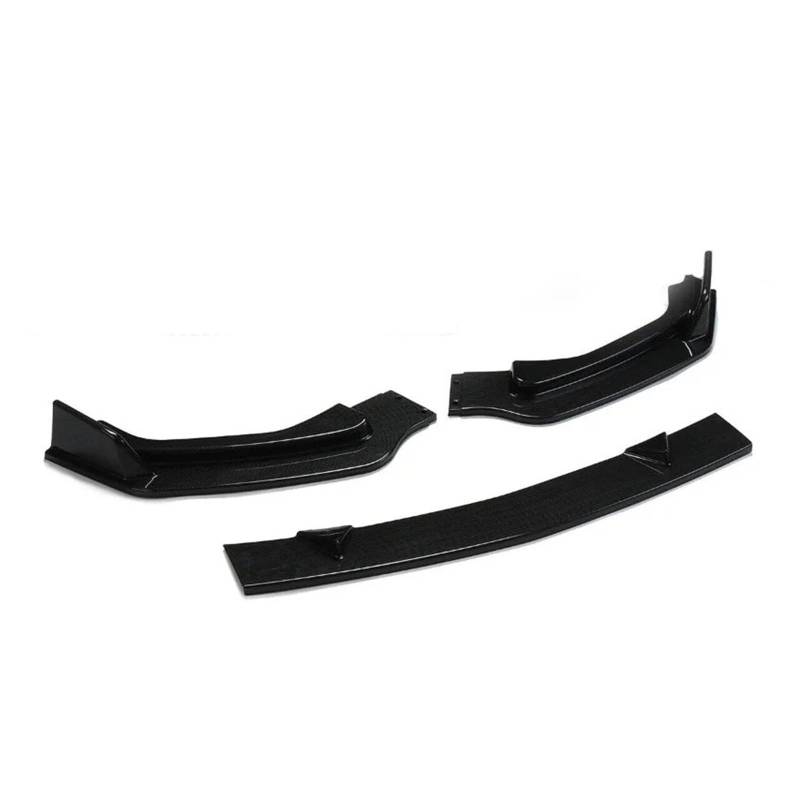 Splitter Frontspoiler Lippe 3 Teile/Satz Für Infiniti Für Q50 2014 2015 2016 2017 2018 2019 2020 2021 Auto Vorderen Stoßfänger Lip Spoiler Splitter Auto Frontspoiler(Carbon Fiber 14-17) von WALEQW