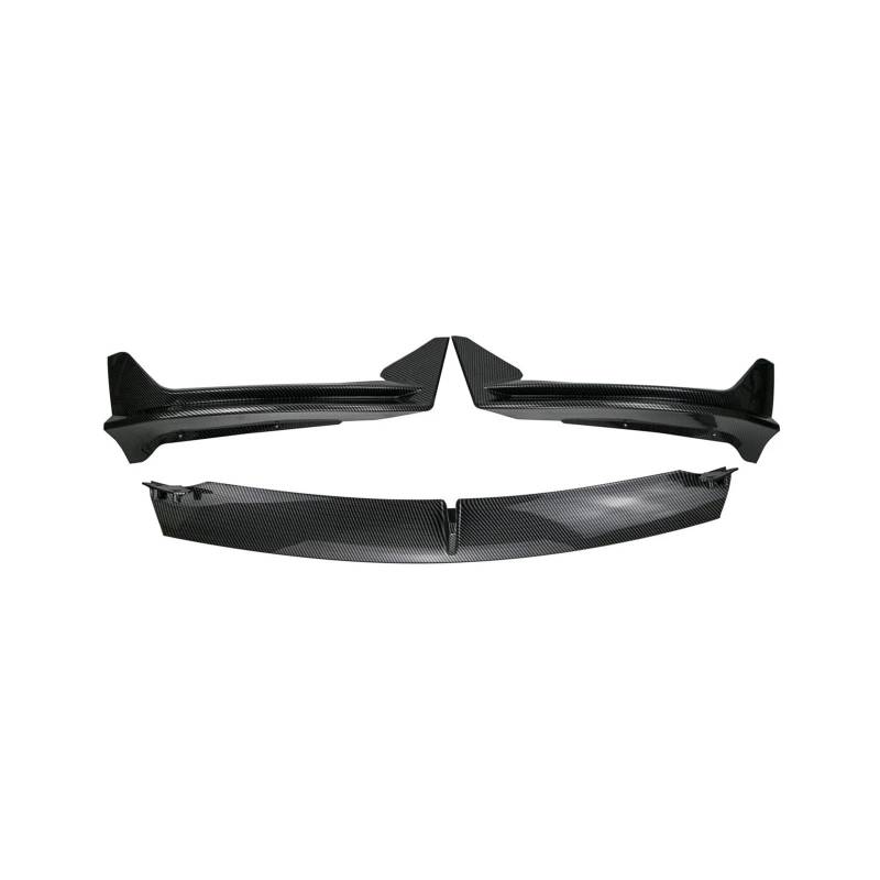 Splitter Frontspoiler Lippe 3PCS Für Tesla Für Modell 3 2017-2023 Für Modell Y 2020-2023 Auto Front Stoßstangen Lippen Spoiler Splitter Diffusor Auto Frontspoiler(Y Glossy Black) von WALEQW