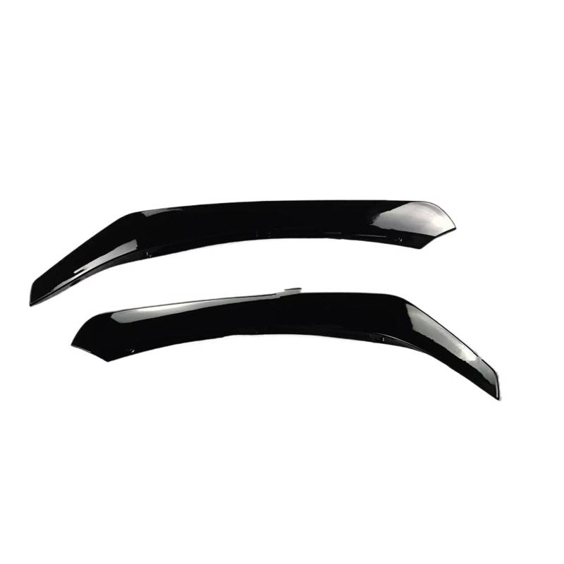 Splitter Frontspoiler Lippe 4 Stücke Für Benz Für CLA Für C117 Für X117 Für CLA200 Für AMG 2015-2018 Für Tuning Auto Front Stoßstange Seite Spoiler Splitter Air Blade Auto Frontspoiler(Front Gloss Bla von WALEQW