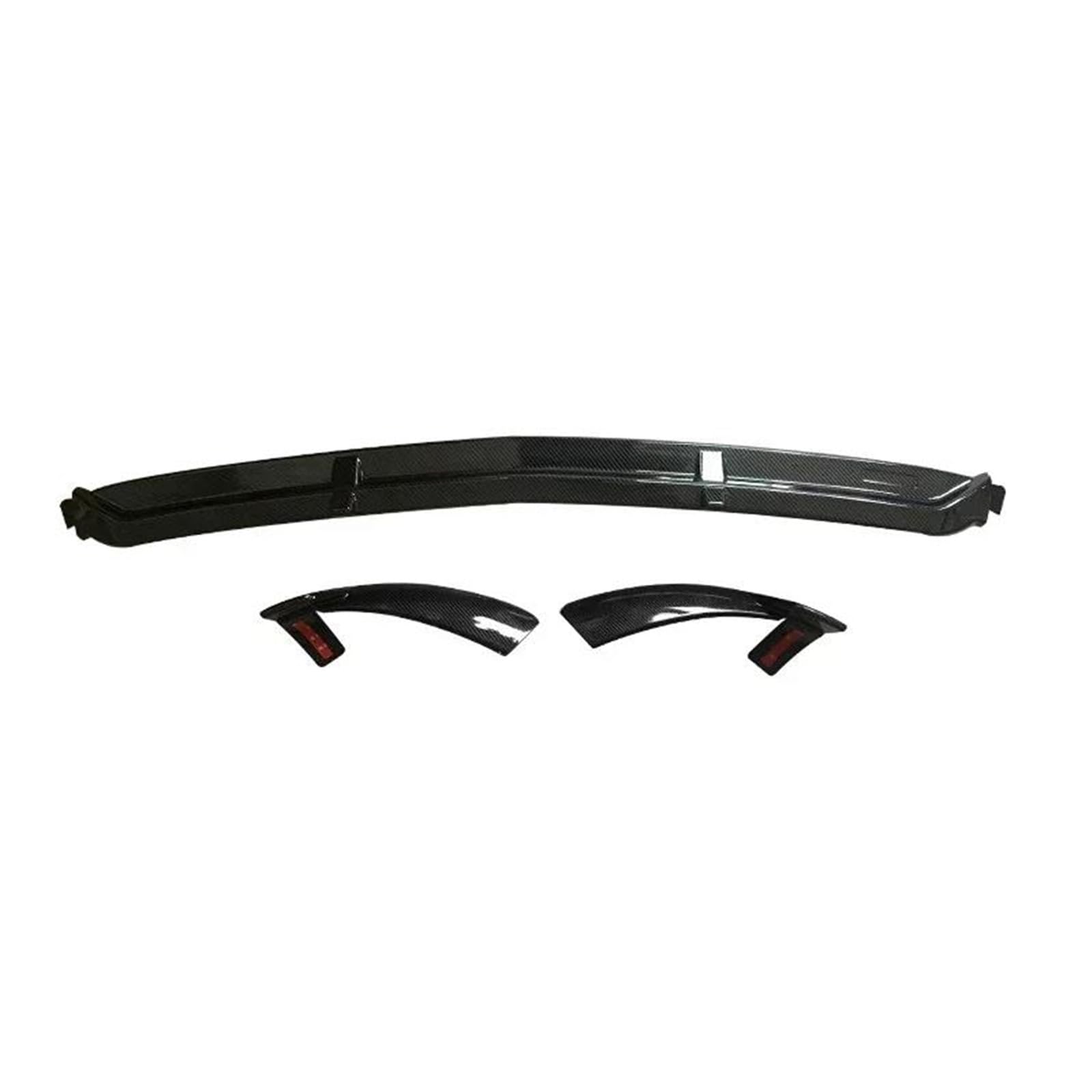 Splitter Frontspoiler Lippe Für Benz Für GLC Für X253 Für W253 Für C253 Für Coupe Für GLC200 Für GLC260 Für GLC300 2016-2020 Auto Front Lip Spoiler Body Kit Auto Frontspoiler(Carbon Look) von WALEQW