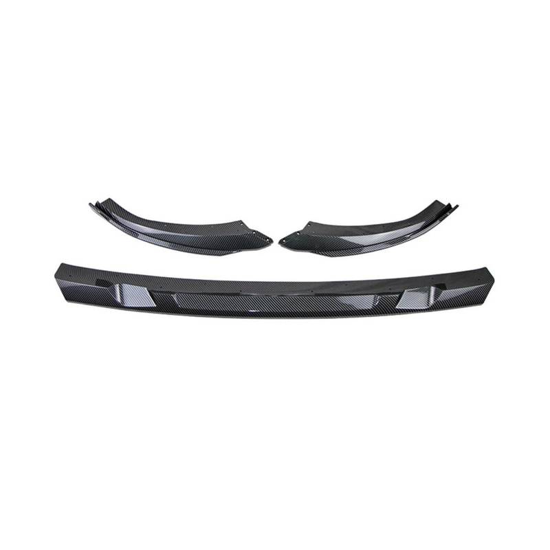 Splitter Frontspoiler Lippe Für Kia Für EV6 Für GT Für GT-line 2021 2022 2023 Auto Front Stoßstange Lip Spoiler Diffusor Splitter Körper Kit Abdeckung Schutz Trim Auto Frontspoiler(Carbon Look) von WALEQW