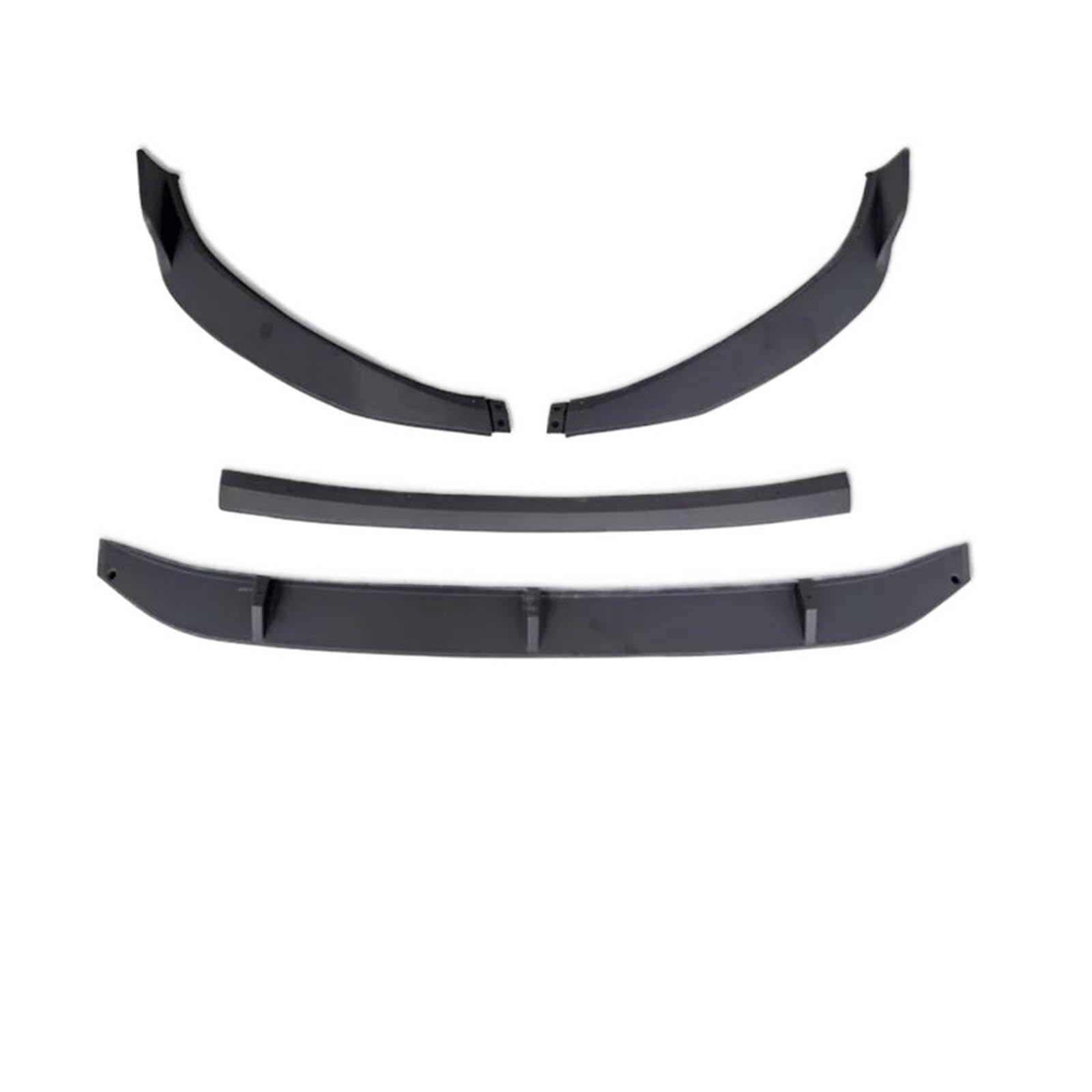 Splitter Frontspoiler Lippe Für VW Für Jetta Für MK7 2019-2022 Auto Front Stoßstange Splitter Lippe Kinn Spoiler Körper Kit Diffusor Protector Guard Außen Tuning Auto Frontspoiler(Matt Black) von WALEQW