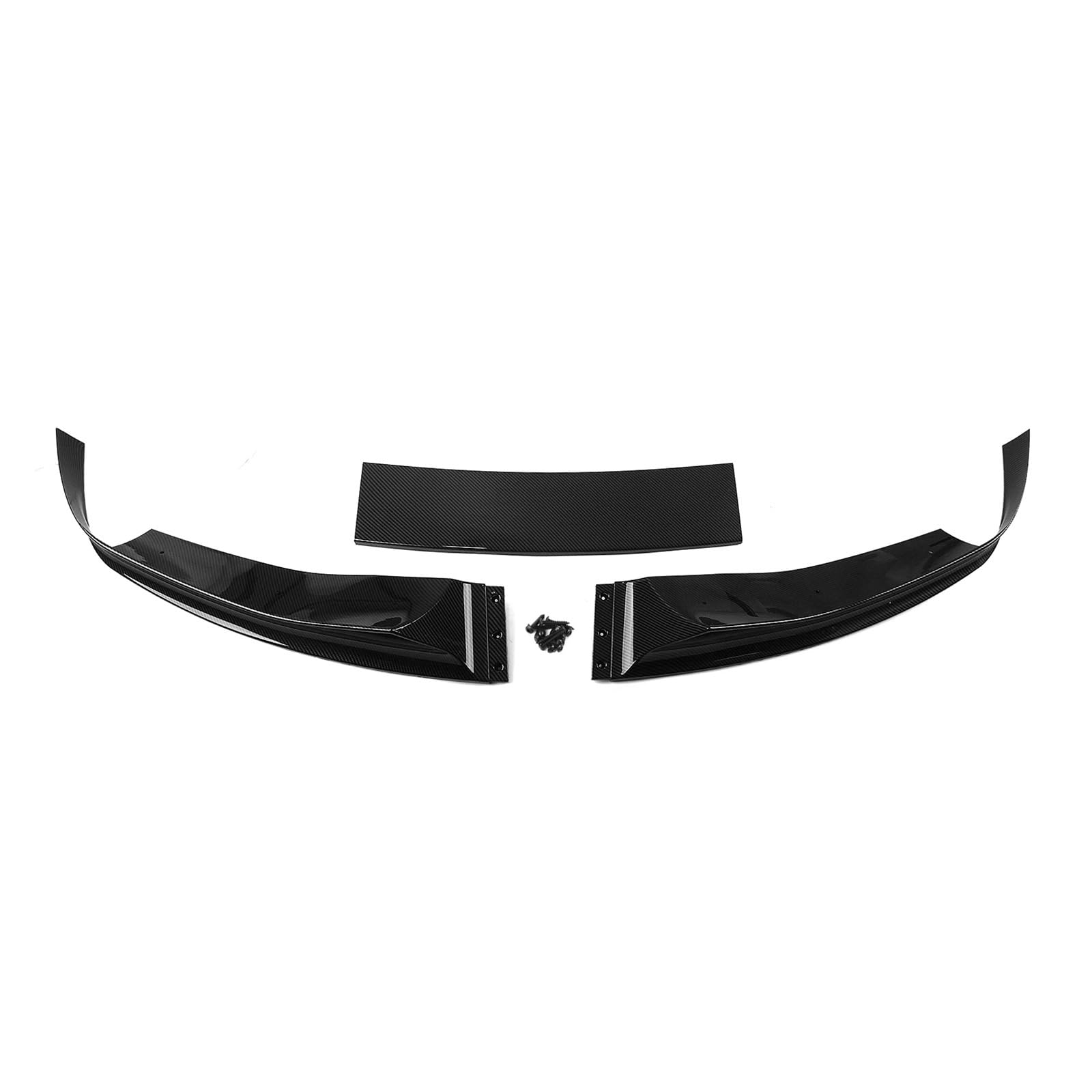 Splitter Frontspoiler Lippe Für X5 Für F15 Für Sport 2014 2015 2016 2017 2018 Frontstoßstange Spoilerlippe Auto Splitter Verkleidungsteil Auto Frontspoiler(Kohlefaser-Optik) von WALEQW