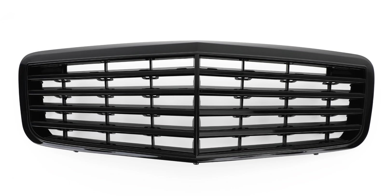 Stoßstangengitter Frontgrill Mitte Haubengrill Stoßstange Glanz Schwarz Autozubehör Für Benz W211 E350 500 2007 2008 2009 Für AMG Frontgrill von WALEQW