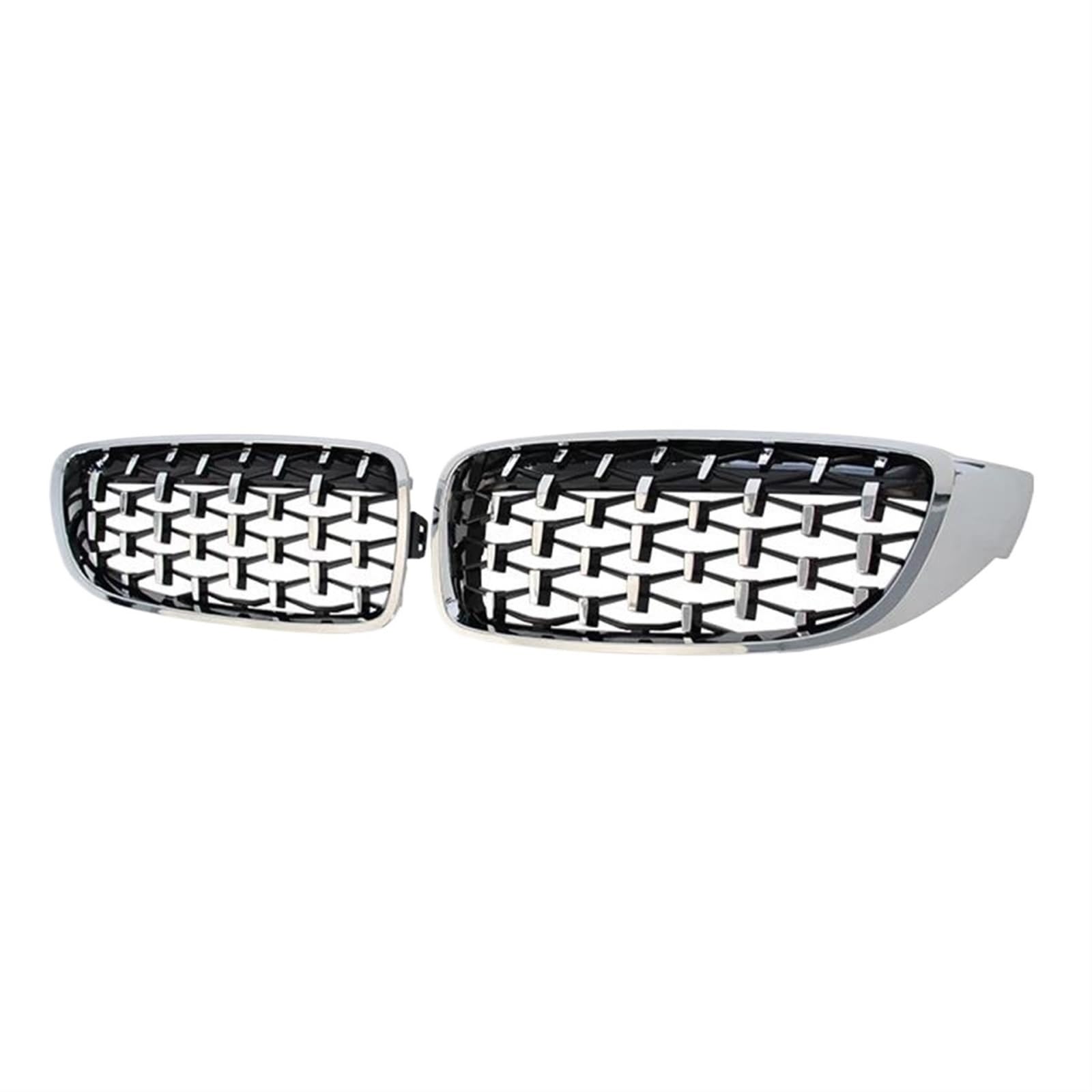 Stoßstangengitter Für 4er F32 F33 F36 Für M3 F80 Für M4 F82 2012 2013 2014 2015 2016 2017 2018 Auto Frontstoßstangengrill Grills Racing Grill Gitter Frontgrill(Silber) von WALEQW