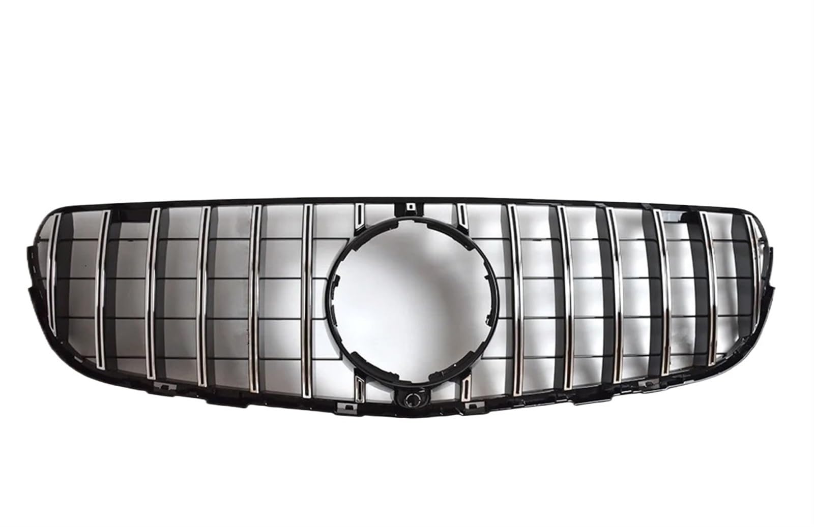 Stoßstangengitter Für Benz Für GLC Coupe C253 X253 2015 2016 2017 2018 2019 2020 2021 2022 2023 Front Kühlergrill Einlass Gitter Grill Trim Mittleren Mesh Frontgrill(15-19 Type A Silver) von WALEQW