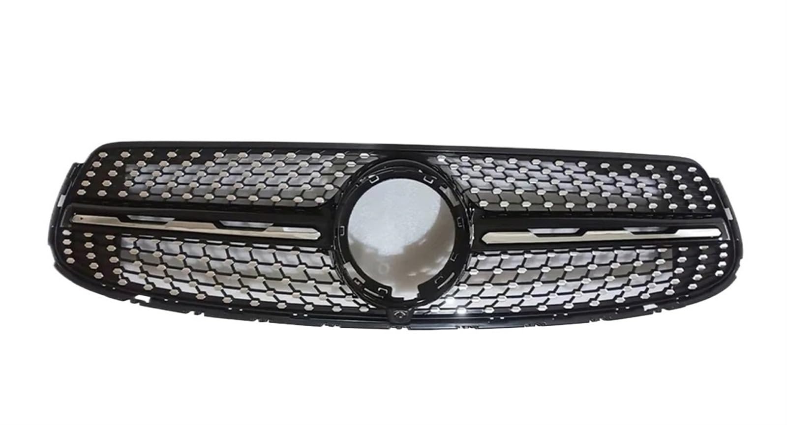 Stoßstangengitter Für Benz Für GLC Coupe C253 X253 2015 2016 2017 2018 2019 2020 2021 2022 2023 Front Kühlergrill Einlass Gitter Grill Trim Mittleren Mesh Frontgrill(20-23 Diamond Black) von WALEQW