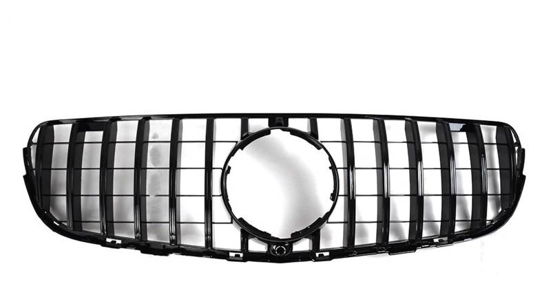 Stoßstangengitter Für Benz Für GLC X253 200 220 260 300 350 2015 2016 2017 2018 Diamant Front Stoßstange Grille Grill Mesh Tuning Frontgrill(Type A Black) von WALEQW