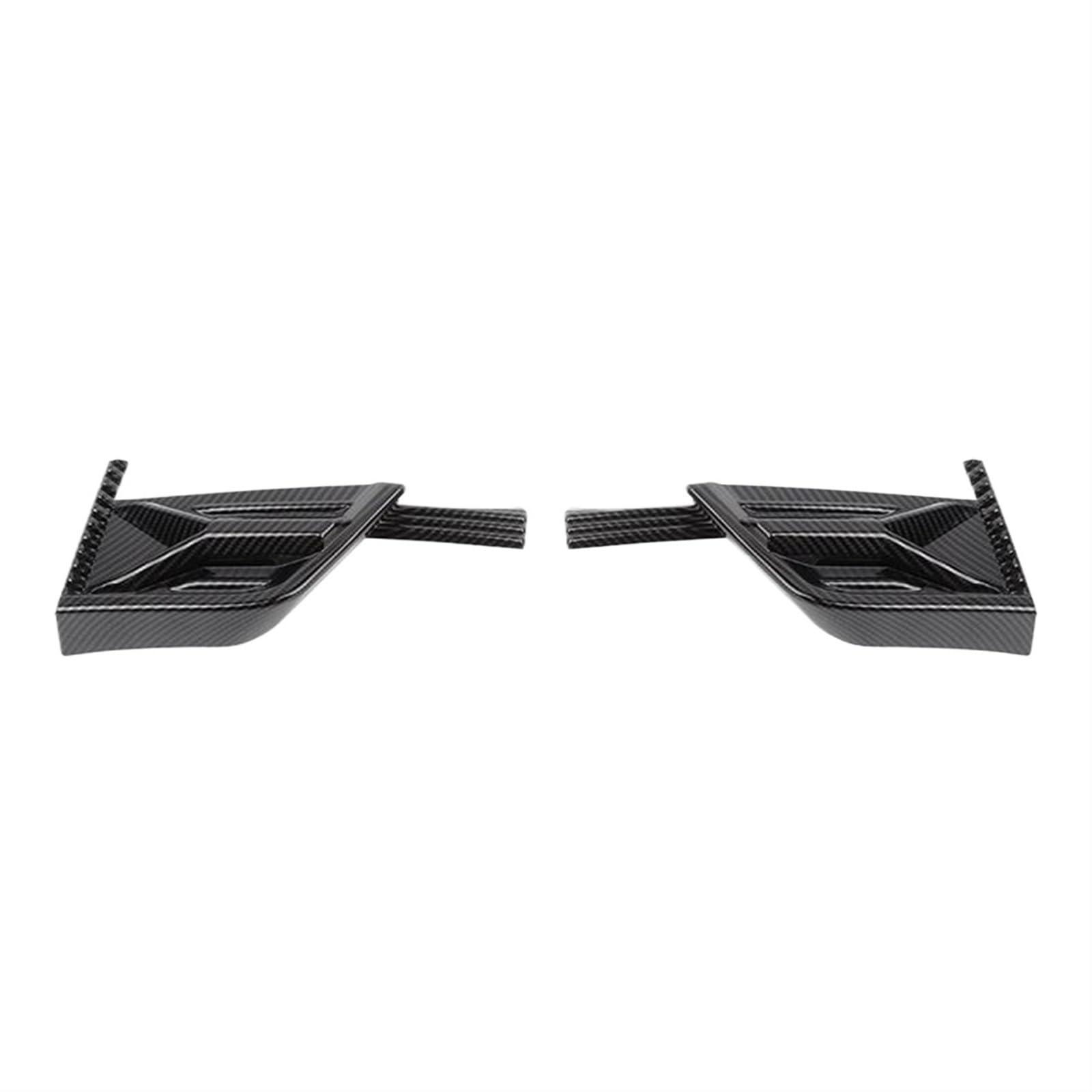 Stoßstangengitter Für Chevrolet Für Silverado 2019 2020 2021 2022 2023 2024 Auto Außen Front Grill Stoßstange Seite Dekoration Abdeckung Frontgrill(Carbon Fiber Grain) von WALEQW