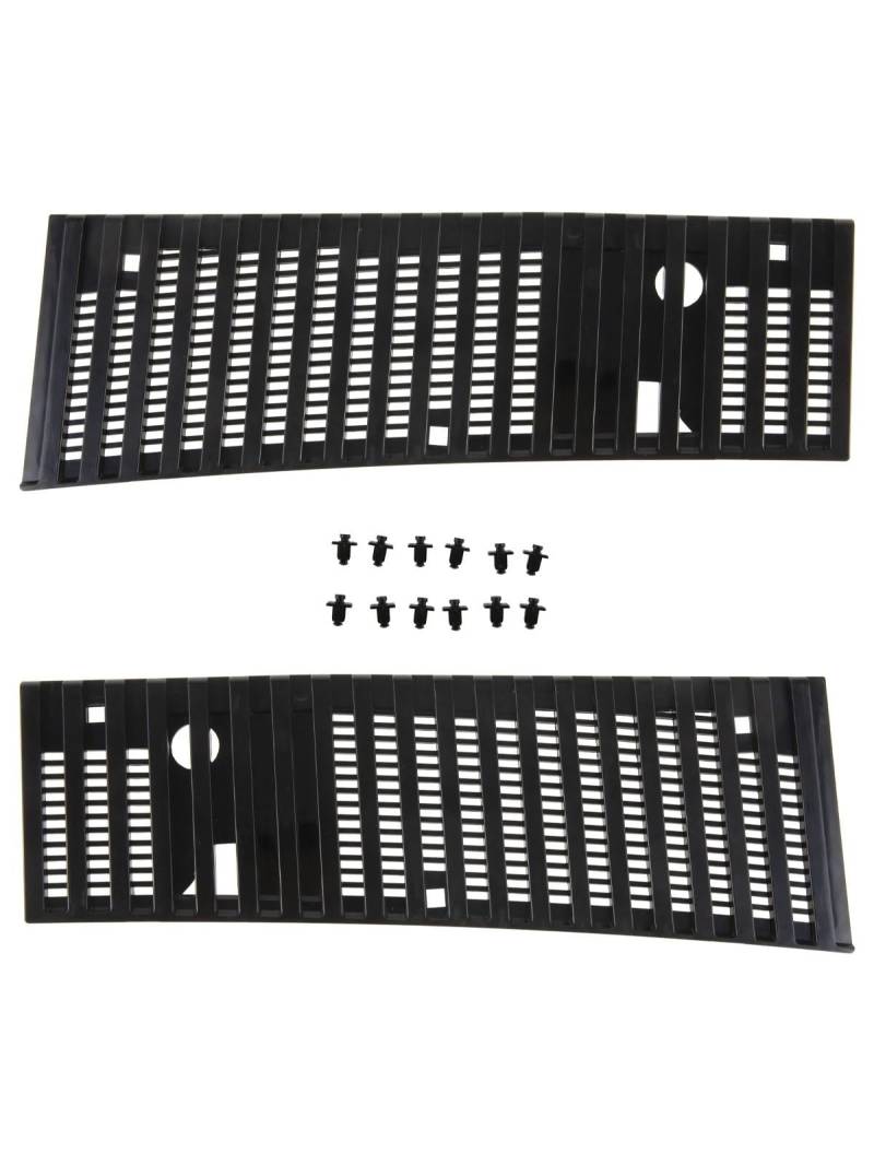 Stoßstangengitter Für Nissan Für Hardbody Für Navara D21 Ute Für Pickup 1986 1987 1988 1989 1990 1991 1992-1997 Auto Haube Wischer Gugel Grille 66814-0S700 Frontgrill(1 Pair with 12clips) von WALEQW