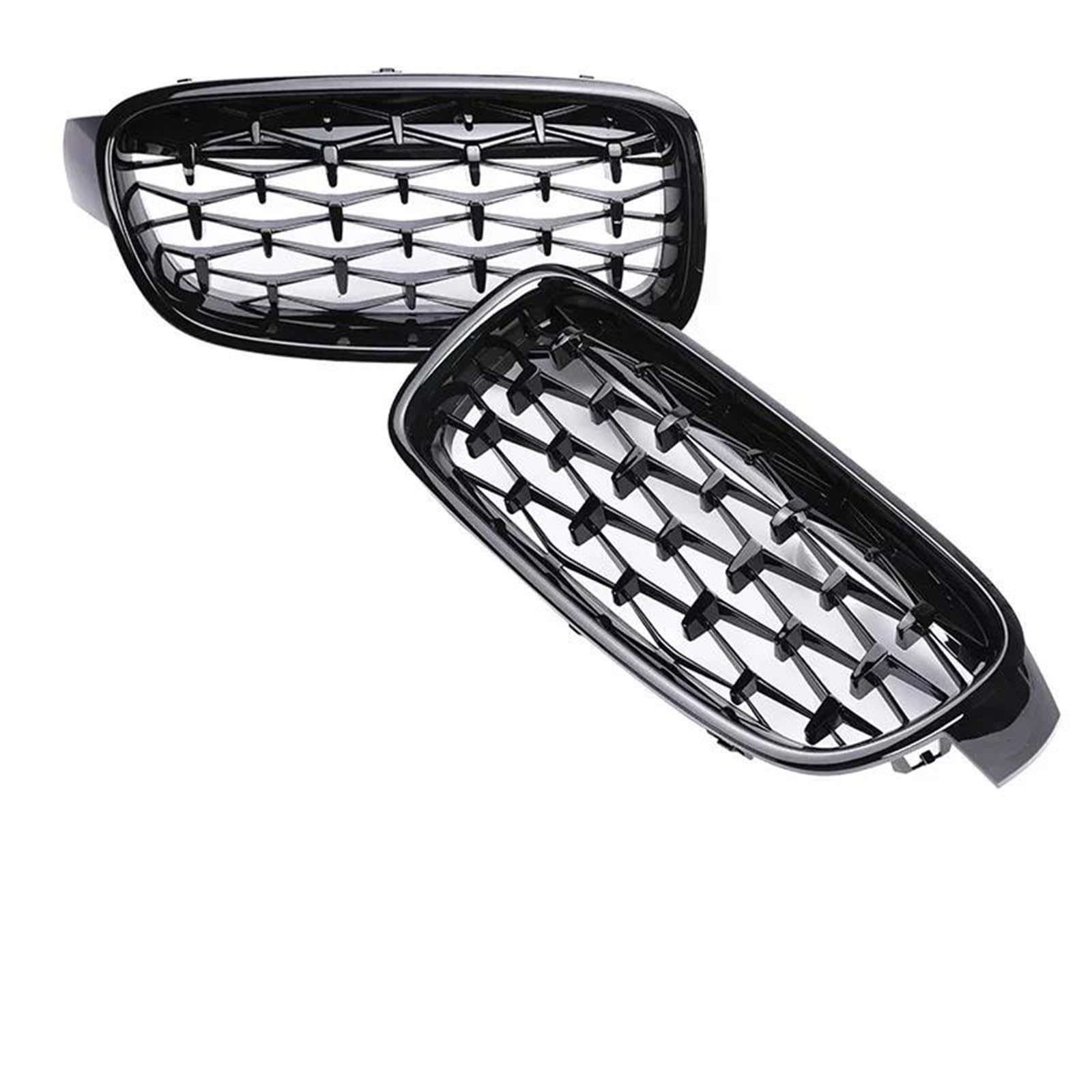 Stoßstangengitter Nierengitter Auto Frontstoßstange Stern Ersatz Renngitter Für 3er F30 F35 F31 2012 2013 2014 2015 2016 2017 2018 2019 Frontgrill(Full Black) von WALEQW