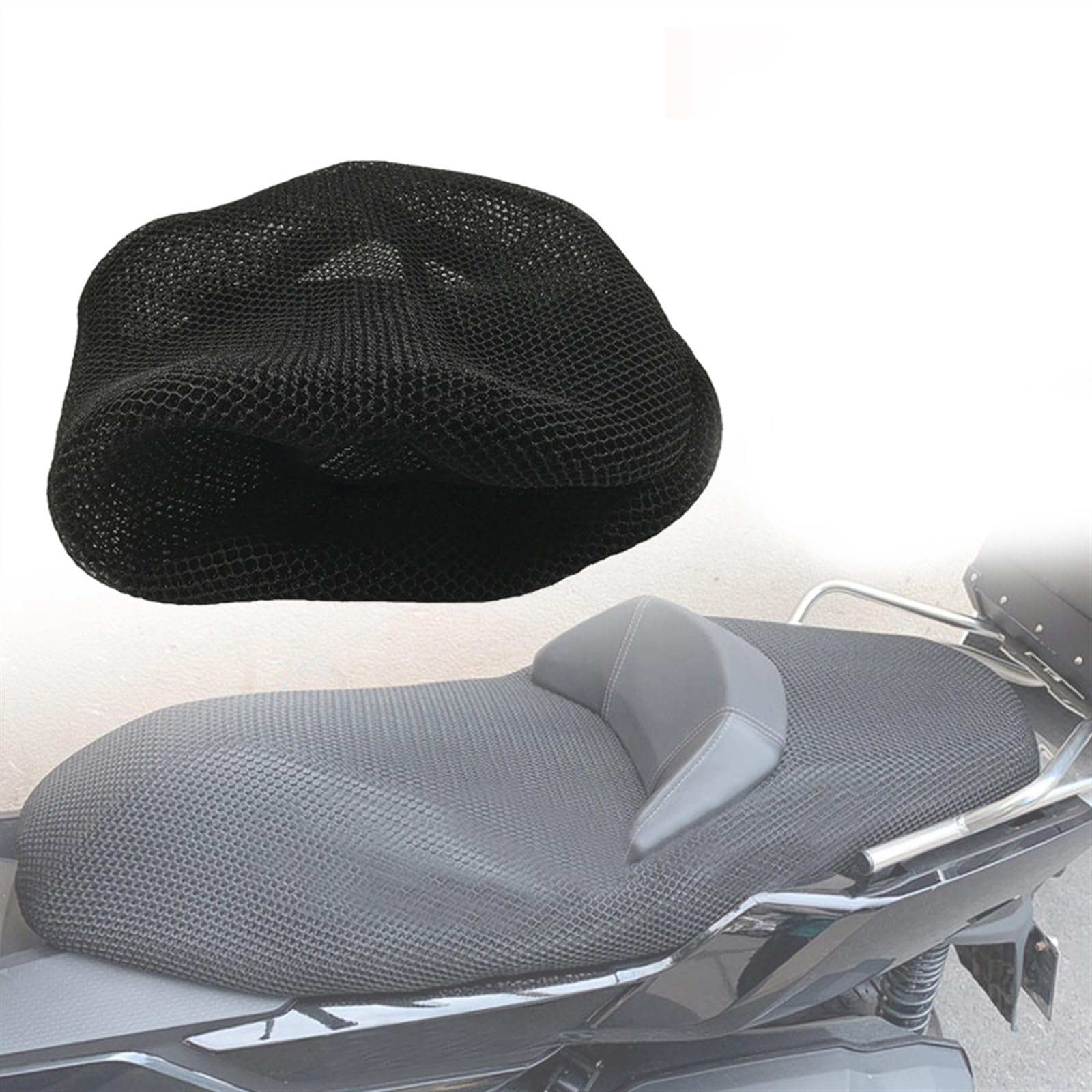 WALKFB Motorrad Hinten Sitz Gugel Abdeckung 3D Mesh Net Wasserdicht Sunproof Schutz Sitz Abdeckung Zubehör Für BMW C400GT C400 GT 2019 2020 von WALKFB