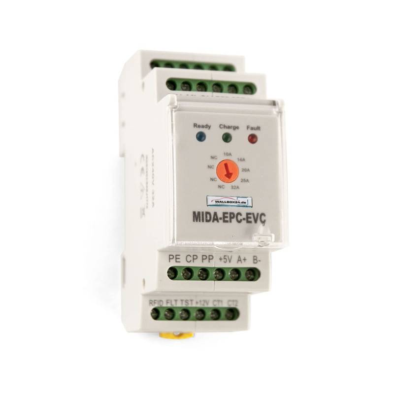 Wallbox24 Ladesteuerung Lade Controller Laderegler EPC EVC Einstellbarer Ladestrom für Festanschlusskabel Wallbox von WALLBOX24.de DER E-PROFI...