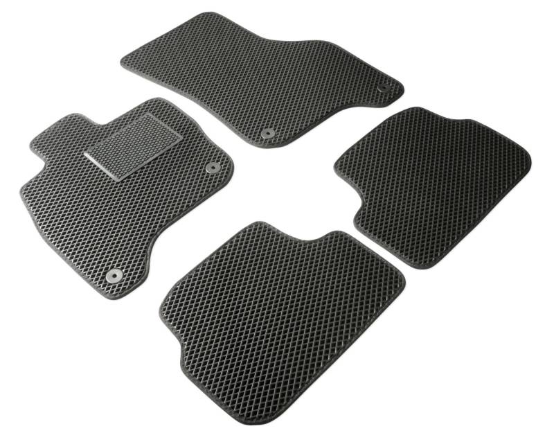 Gummimatten Qlean Mats für Audi A4 (8K2) 08/2007-12/2015, Allrad von WALSER