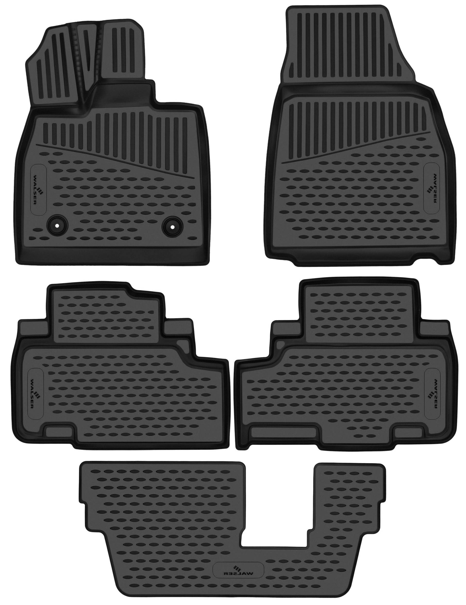 Gummimatten XTR für BYD TANG 7-Sitzer 06/2018-Heute von WALSER