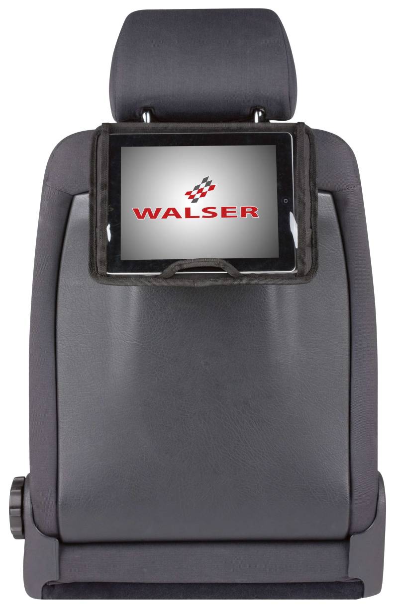 Kopfstützen-Tablet-Halter High Road, Rücksitztasche schwarz von Walser GmbH