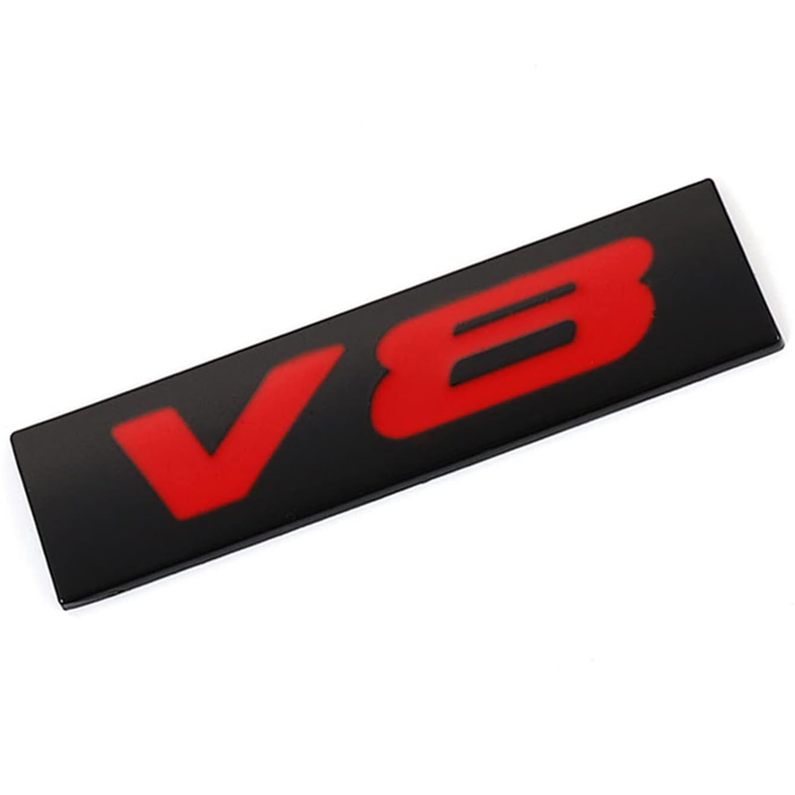 V6 V8 Auto Emblem Badge, Selbstklebend Karosserie Aufkleber Autoaufkleber Auto Dekoration Zubehör,F von WANDEFA