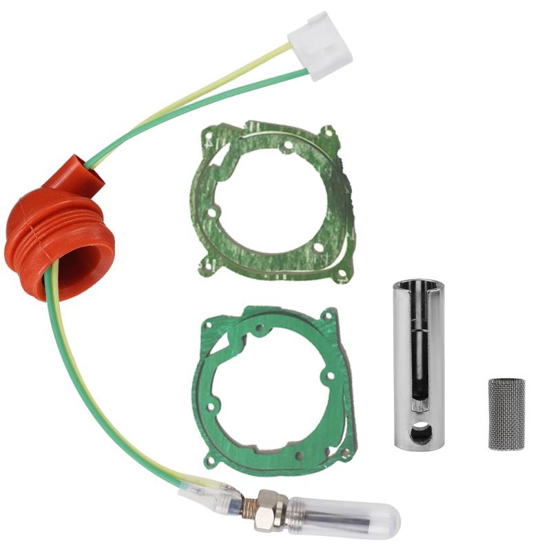 WANDGU Keramik Pin Glühkerze Kit: Standheizung Zubehör Ersatzteile, Standheizung Keramik Glühkerze Universal mit Glühkerzen und 2 Dichtungen und Filter für Auto Lkw Boot(12V-5KW) von WANDGU