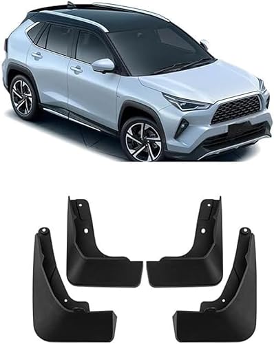 WANGJF Mudguard Auto Für Toyota Yaris Cross Nicht GR 2023 Schmutzfänger, Vorne Hinten Fender Spritzschutz Dustproof Kratzfest Auto Zubehör von WANGJF