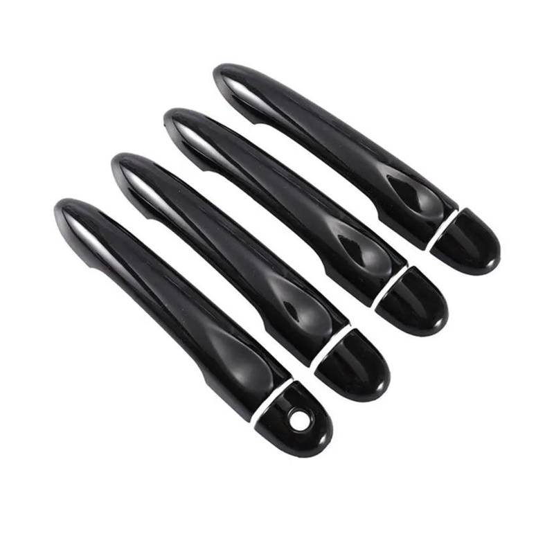 Auto Linkslenker Außentürgriff Für Megane 3 MK3 III 2008 2009 2010 2011 2012 2013 2014 2016 Glänzend Schwarz Auto Türgriff Abdeckung Trim Styling Zubehör Exterieur Auto Türgriff(4Dr no Key 2 Buttons) von WANSONGHUI