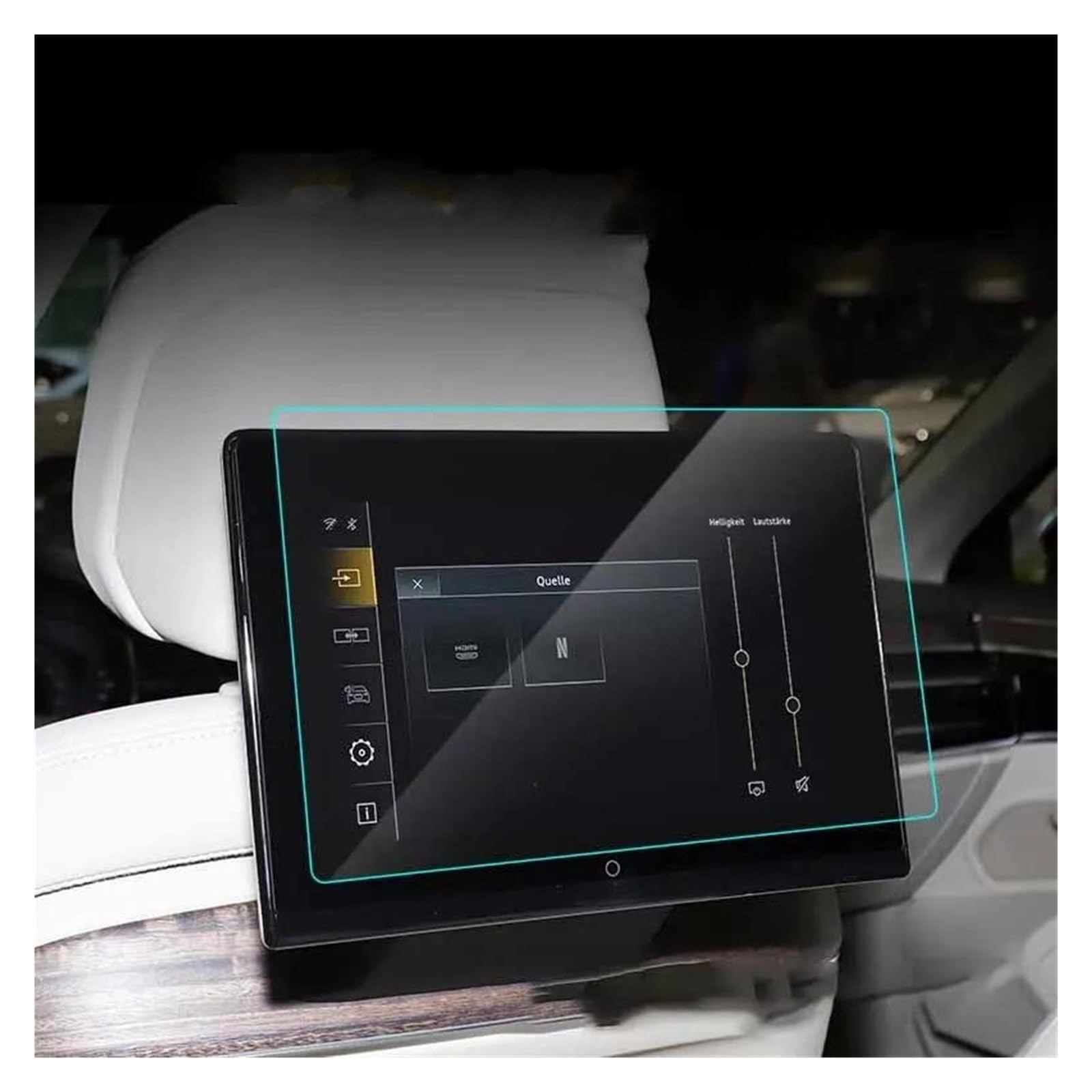 Auto Navigation Schutzfolie Für A8L 2019 2020 2021 2022 GPS Navigation Gehärtetem Glas Screen Protector Abdeckung Schutz Film Gehärtetes Glas Auto Zubehör GPS Transparent Navi Folie(2021 A8L) von WANSONGHUI