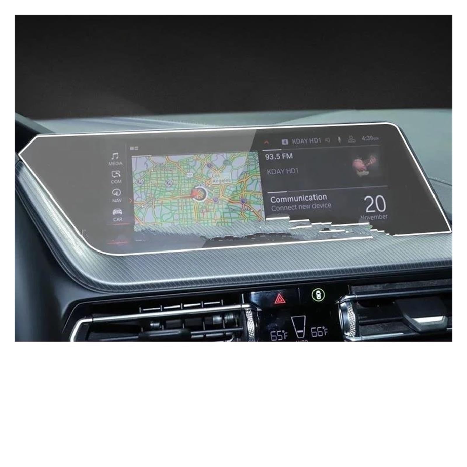 Auto Navigation Schutzfolie Für F40 F44 F45 F46 Serie 1 2 2019-2020 Auto GPS Navigation Display Bildschirm Anti-Scratch-Film TPU Schutz Film GPS Transparent Navi Folie(10.25 inch for LHD) von WANSONGHUI