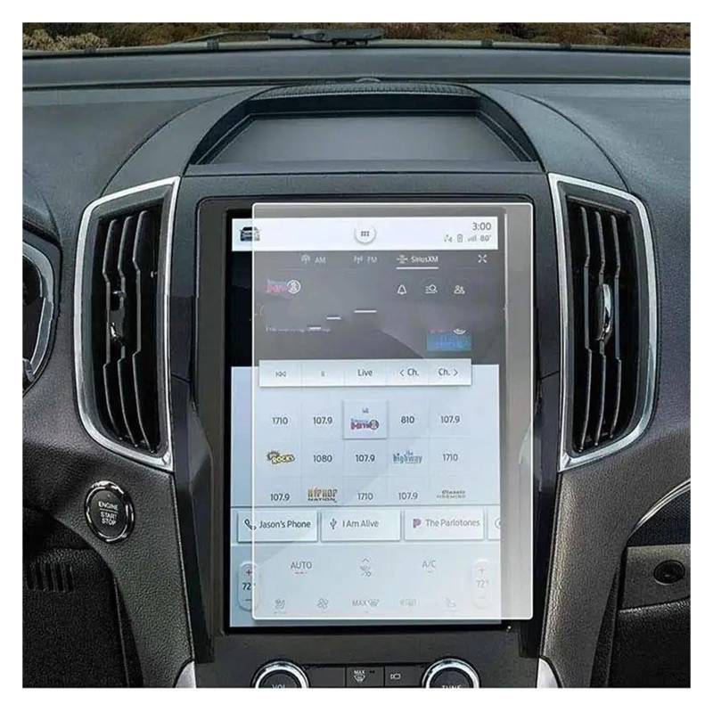 Auto Navigation Schutzfolie Für Ford Für Rand 2021 2022 2023 Auto Navigation 12-Zoll Auto Innen Zubehör Gehärtetem Glas Screen Protector Film GPS Transparent Navi Folie von WANSONGHUI