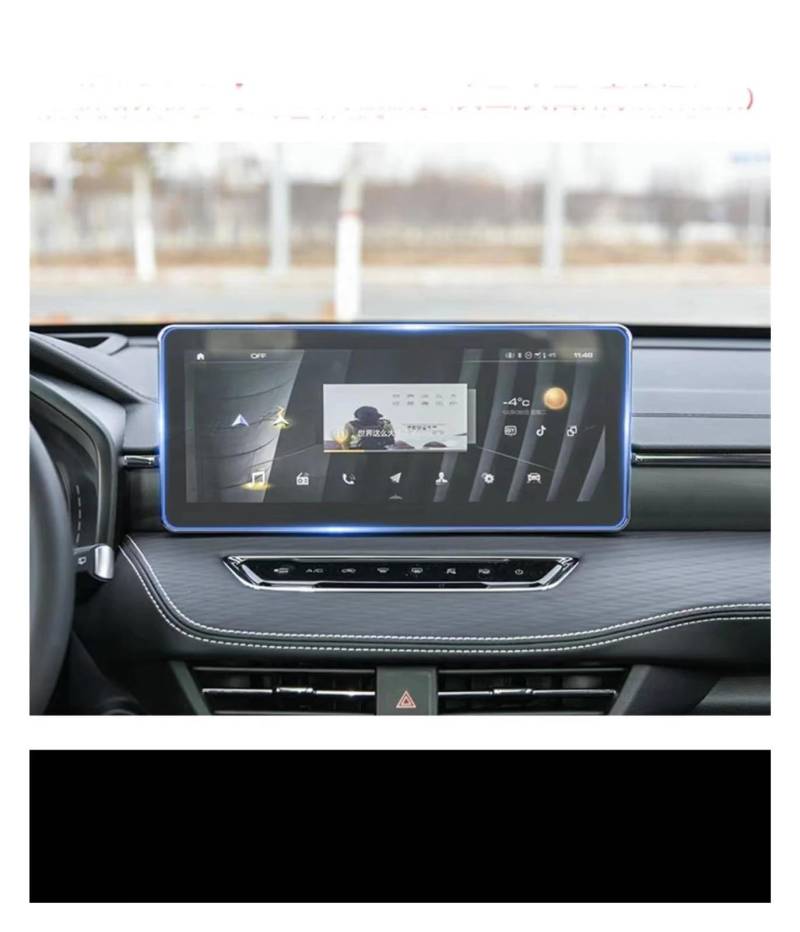 Auto Navigation Schutzfolie Für Haval Für Jolion 2021 2022 2023 Auto Radio GPS Navigation Und Dashboard Gehärtetem Glas Bildschirm Film Schutz GPS Transparent Navi Folie(10.25gps) von WANSONGHUI