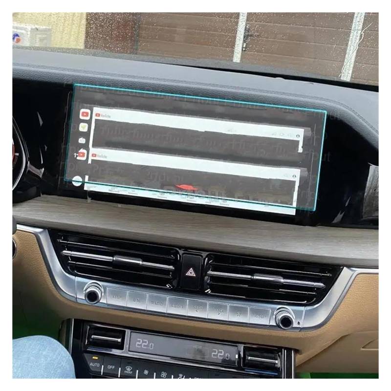 Auto Navigation Schutzfolie Für Kia Für Mohave 2021 2022 12,3 Zoll Infotainment Auto Radio GPS Navigation Display Schutz Film Innen PET Screen Protector GPS Transparent Navi Folie von WANSONGHUI