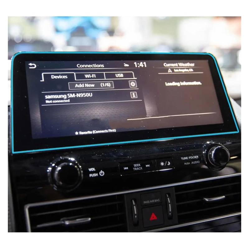 Auto Navigation Schutzfolie Für Nissan Für Patrol Für Platin 2022 2023 12,3 Zoll Auto GPS Navigation Zentrale Steuerung Bildschirm Gehärtetes Glas Screen Protector GPS Transparent Navi Folie von WANSONGHUI