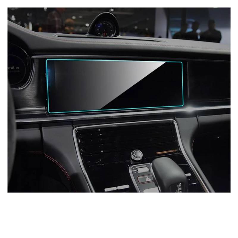 Auto Navigation Schutzfolie Für Panamera 2017-2019 Gehärtetes Glas Display-schutzfolie Auto Innen Zubehör Auto GPS Navigation Screen Protector GPS Transparent Navi Folie von WANSONGHUI